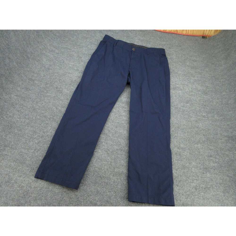 Vintage Under Armour Pants Mens 36 Blue Golf Perf… - image 2