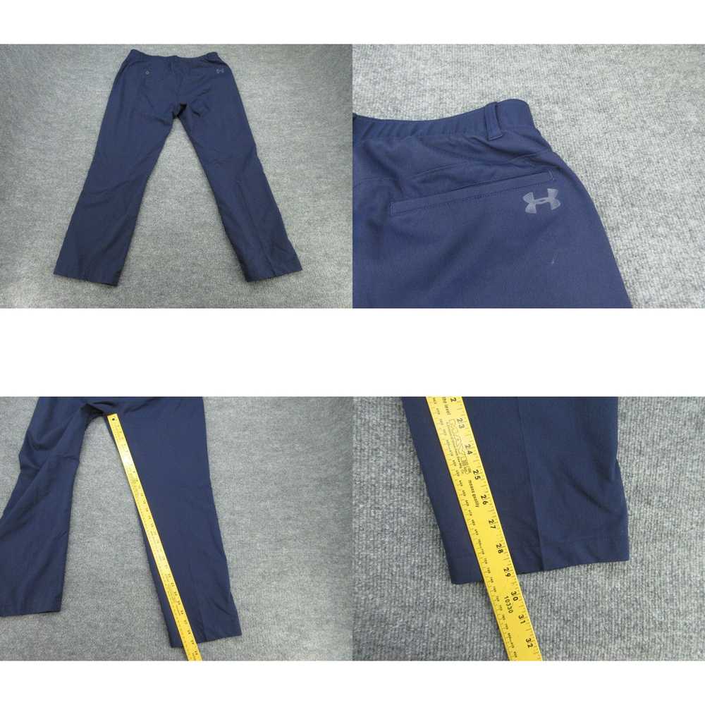 Vintage Under Armour Pants Mens 36 Blue Golf Perf… - image 4