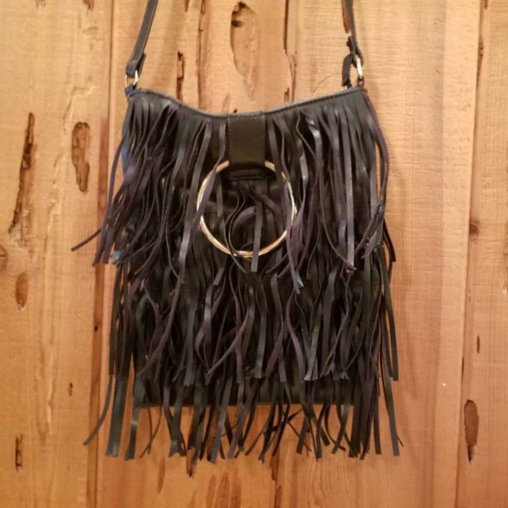 Deb & Dave NY fringe crossbody messenger bag - image 3