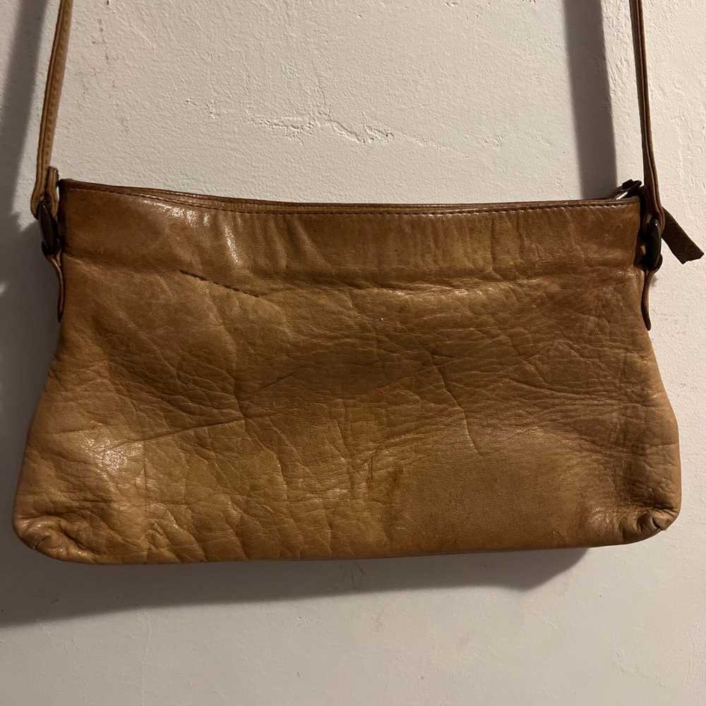 Vintage Etienne Aigner Tan Leather Shoulder Bag P… - image 4