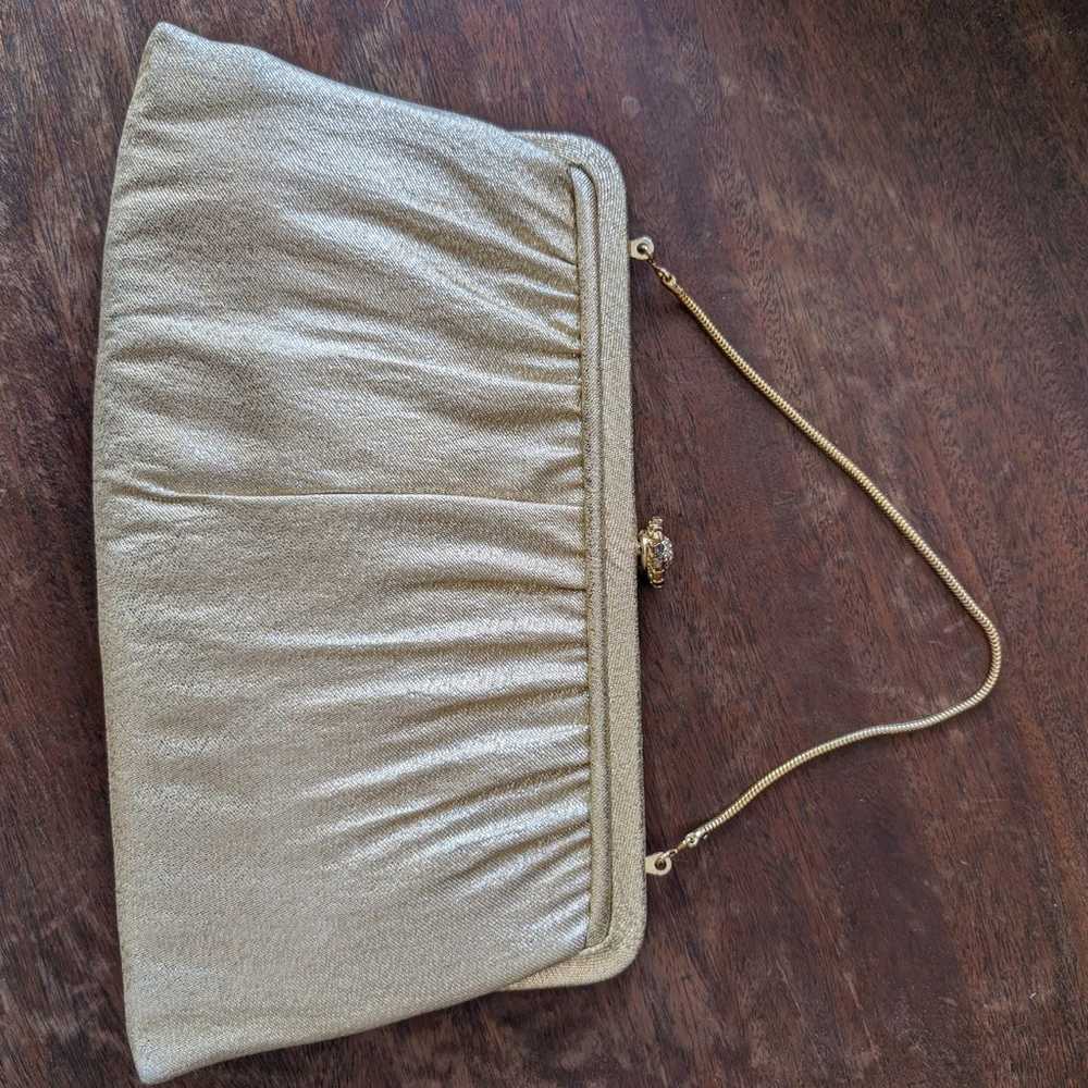 Vintage HL (Harry Levine) USA Clutch Bag with Coi… - image 1