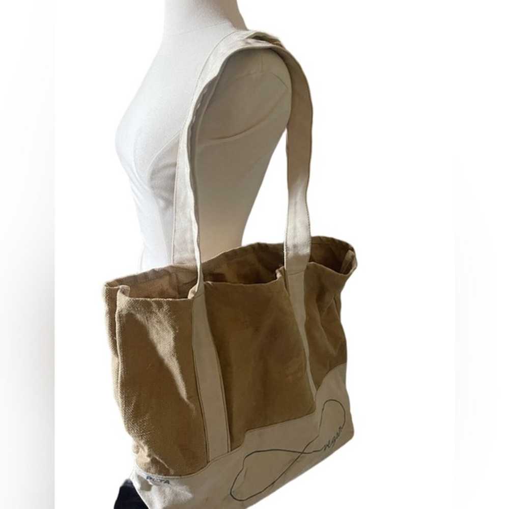 vintage Limited edition PETA vegan large tote bag… - image 2