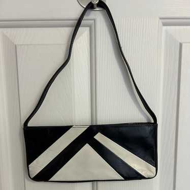 Vintage Wallis Black & White Handbag