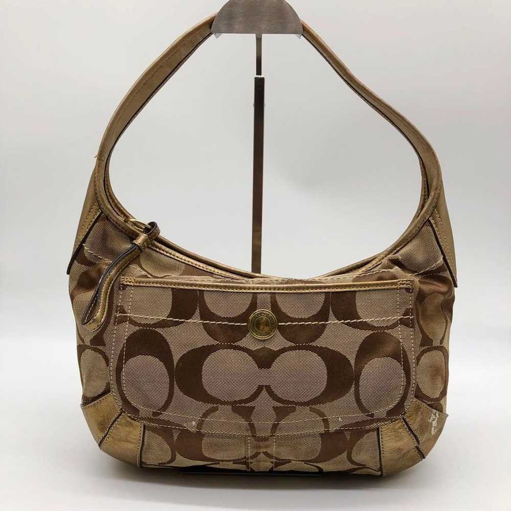 Coach Shoulder Bag Signature Crossbody - image 2