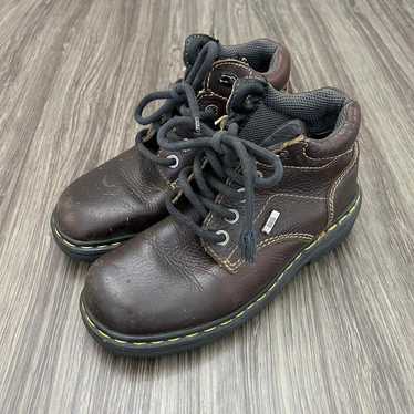 Vintage 90s Dr Martens Boots Brown Leather, Made … - image 1