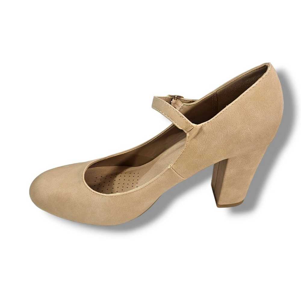 J. Adams Skippy Heels Women's Nubuck Mary Jane 11… - image 3