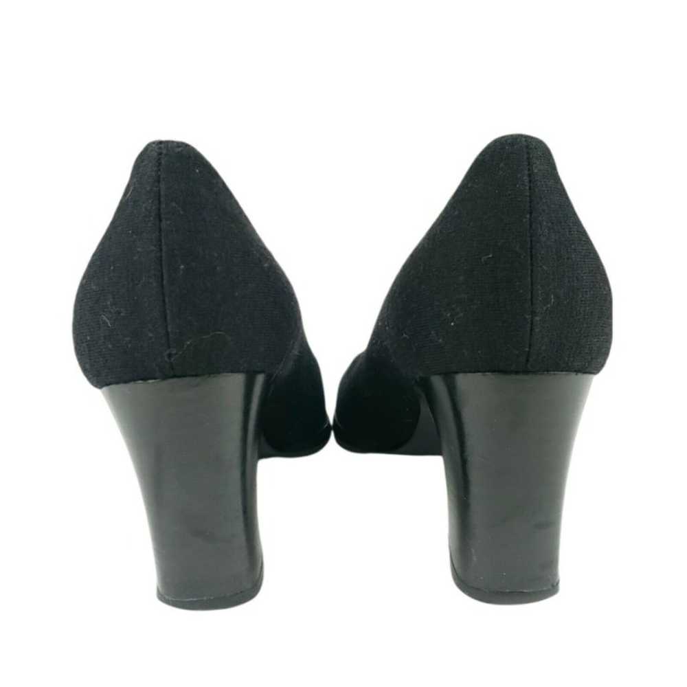 BOTTEGA VENETA Heels Pumps Black Fabric Top Block… - image 4