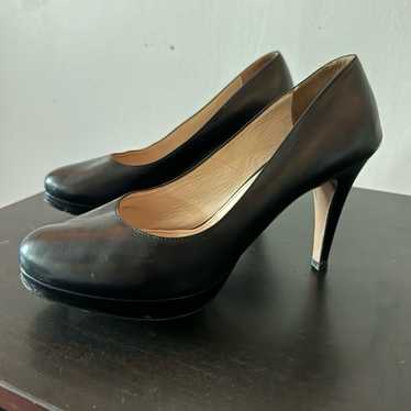 Black leather Prada Heels pumps size 39 - image 1