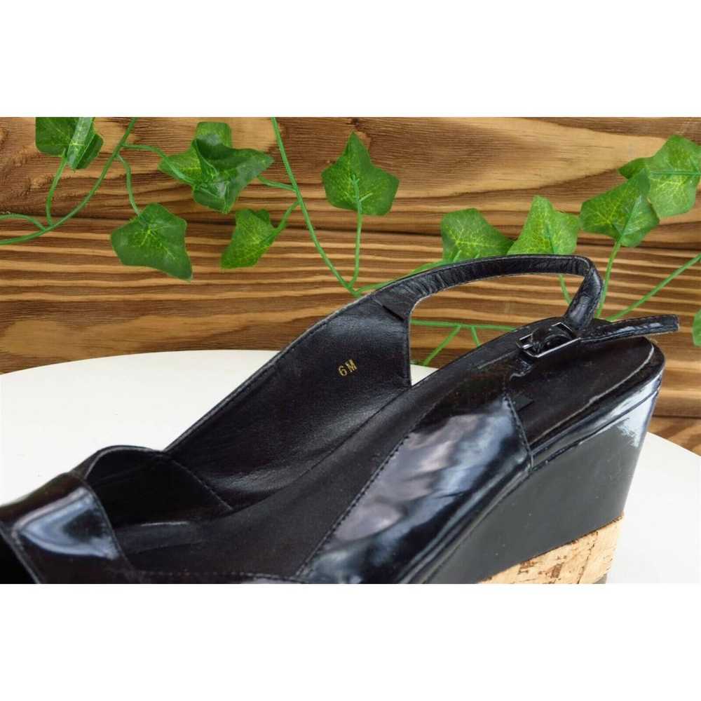 Ditto by Van Eli Sz 6 M Black Slingback Synthetic… - image 2