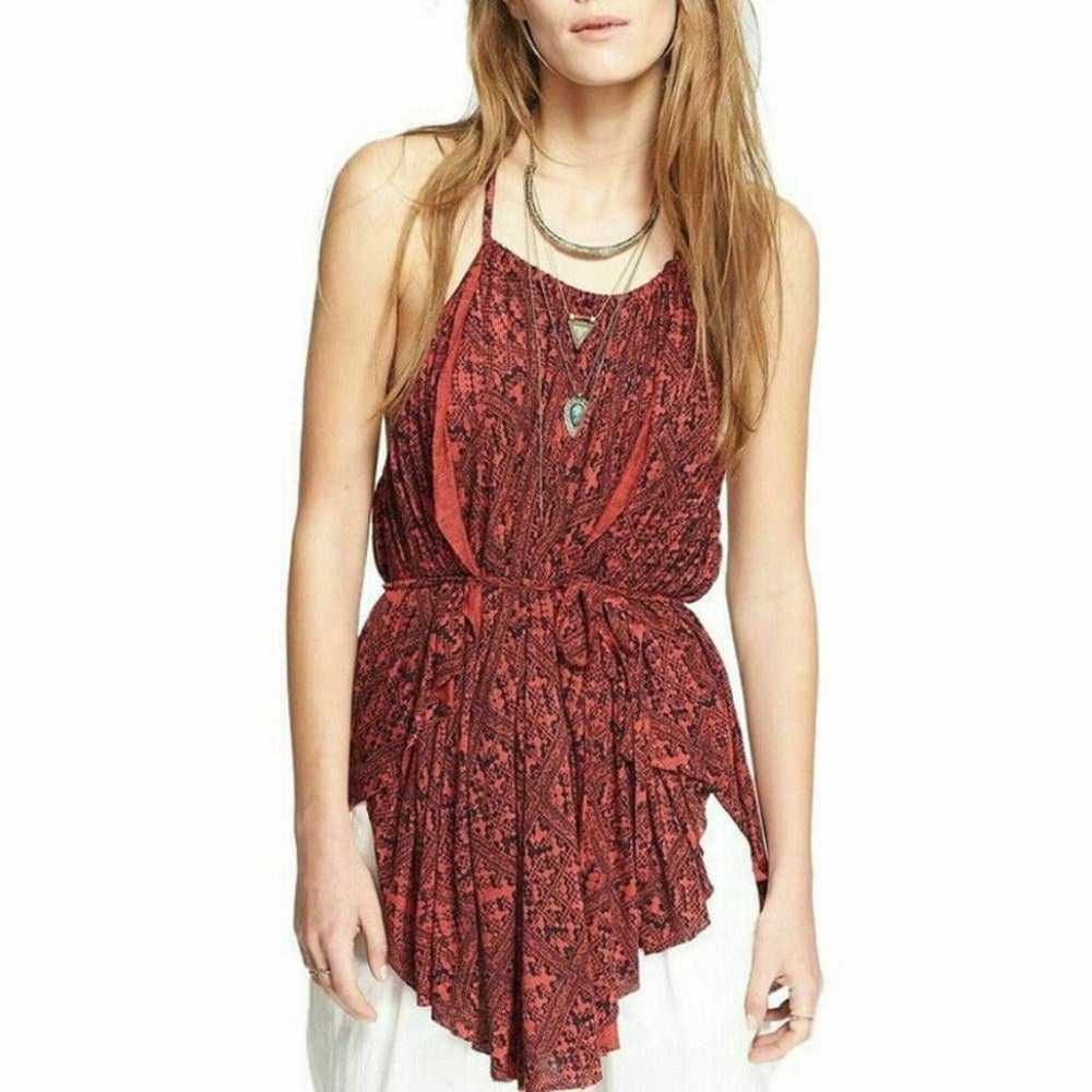 Free People l Double Dutch Snakeskin Print Flowy … - image 1