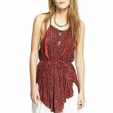 Free People l Double Dutch Snakeskin Print Flowy … - image 1