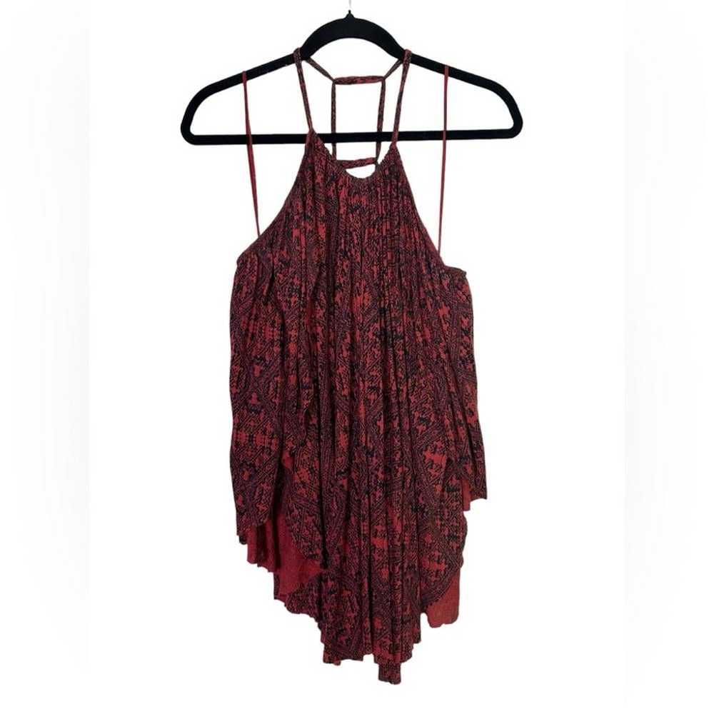 Free People l Double Dutch Snakeskin Print Flowy … - image 2