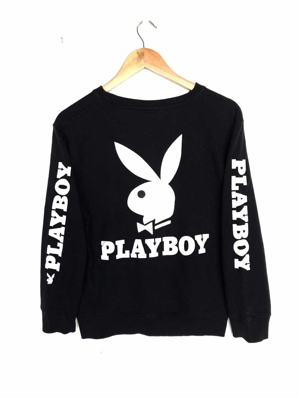 Playboy Playboy crewneck sweatshirt big logo - image 1