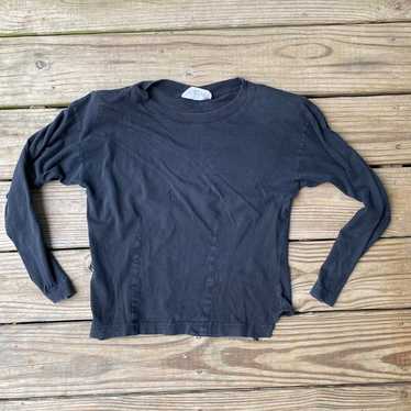 VTG Beat Up Long Sleeve tee with Shoulder Pads - image 1