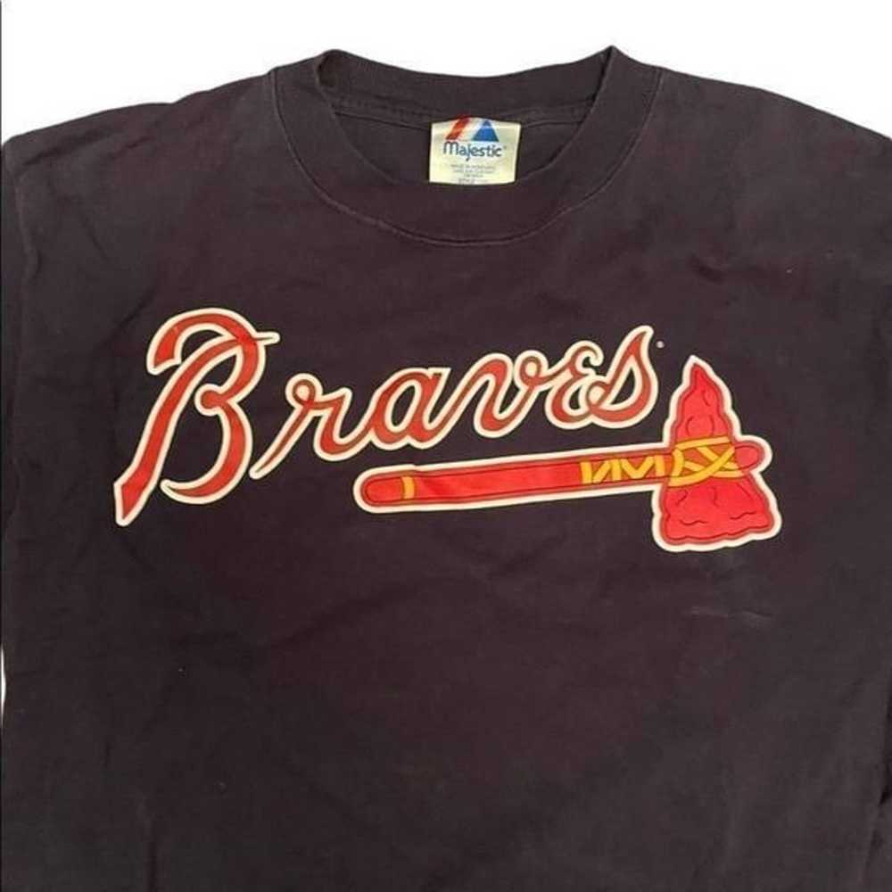 Ladies Vintage Majestic Atlanta Braves #13 jersey… - image 5