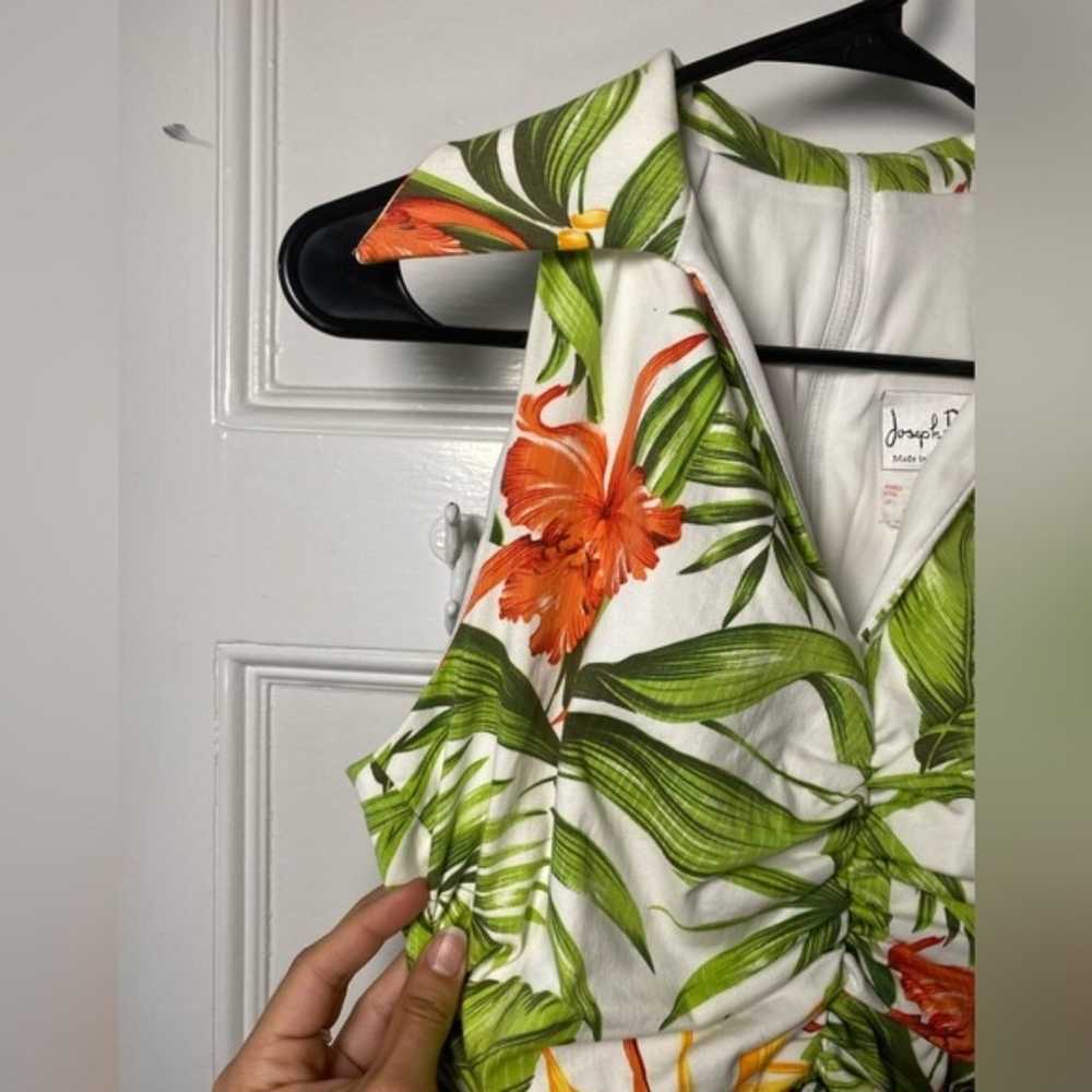 Joseph Ribkoff | Tropical Floral Sleeveless Top - image 4