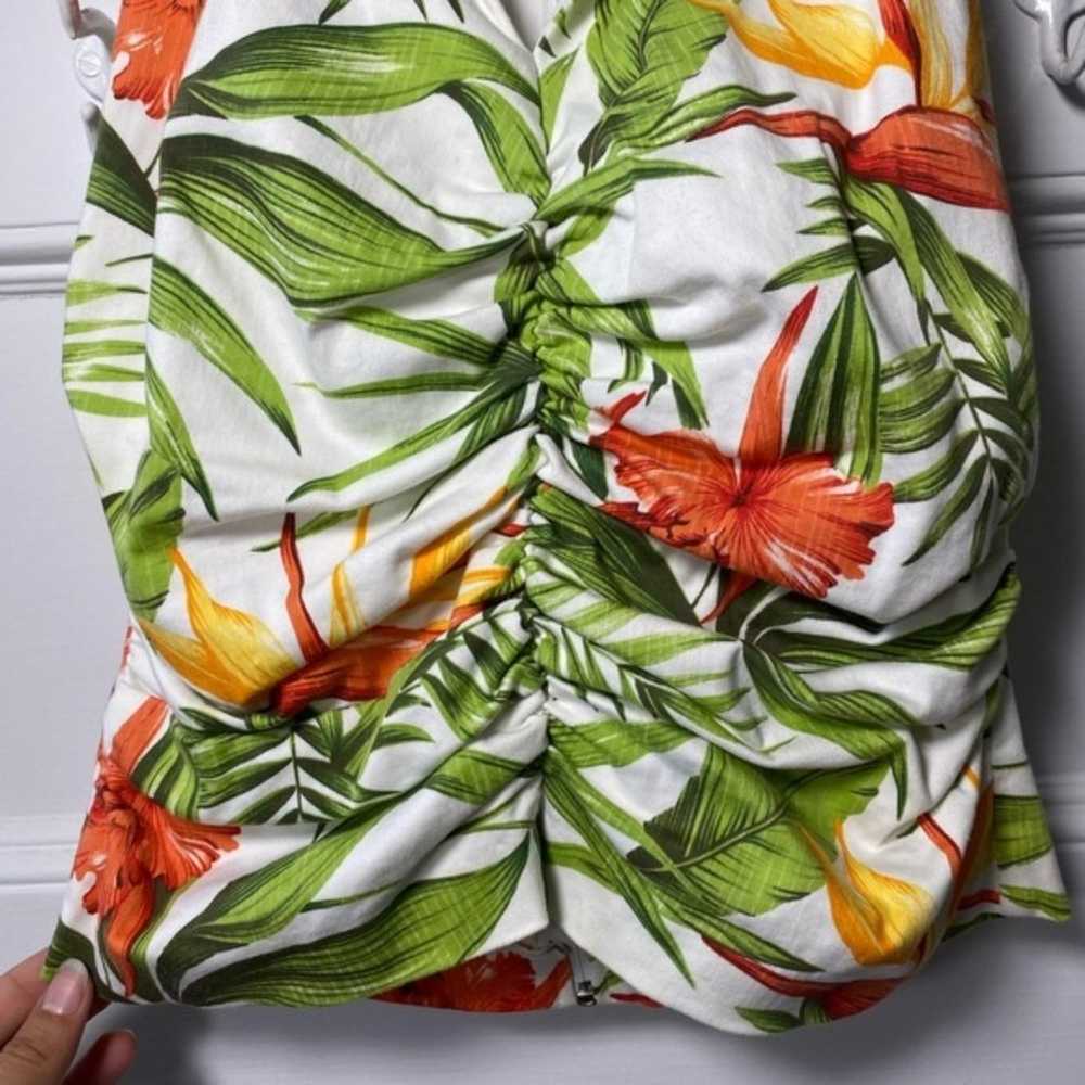 Joseph Ribkoff | Tropical Floral Sleeveless Top - image 5