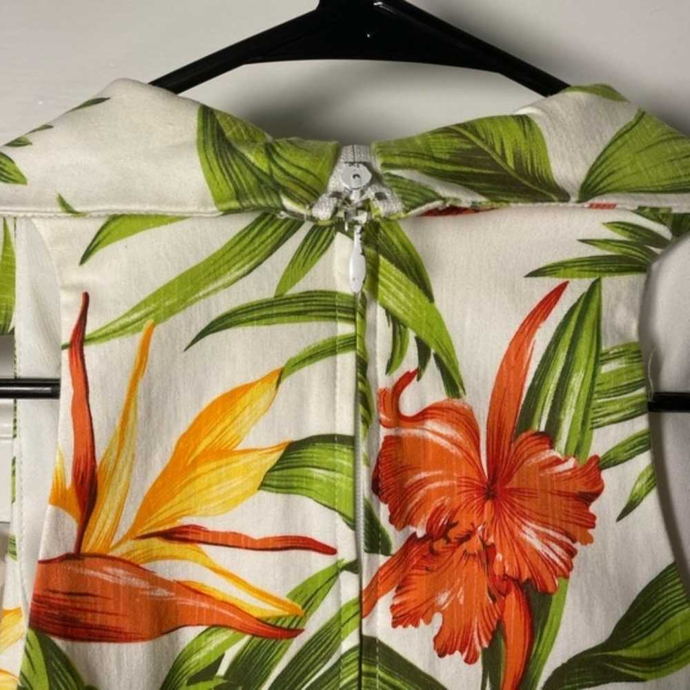 Joseph Ribkoff | Tropical Floral Sleeveless Top - image 7