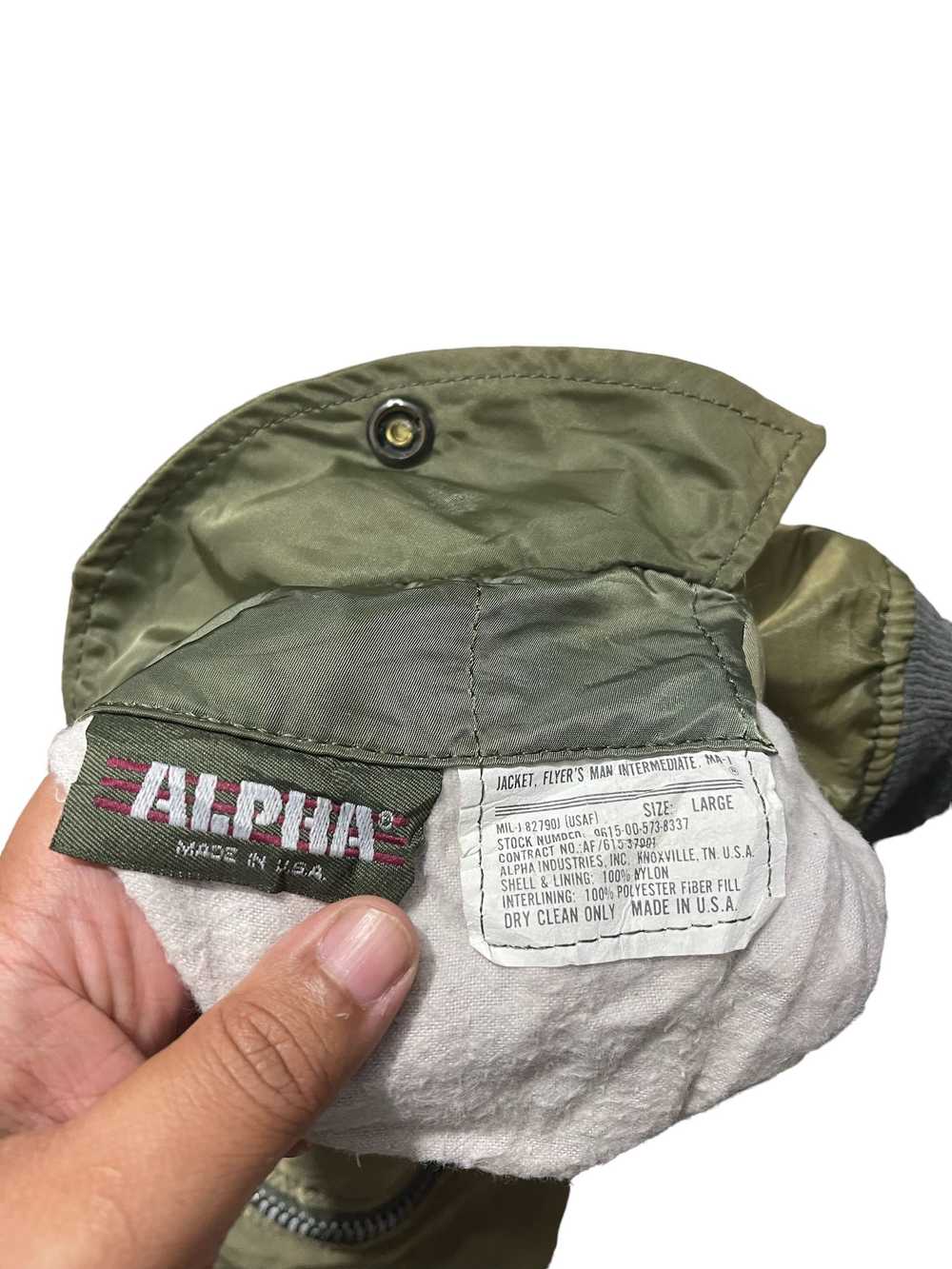 Alpha Industries Vintage Alpha Industries Militar… - image 12