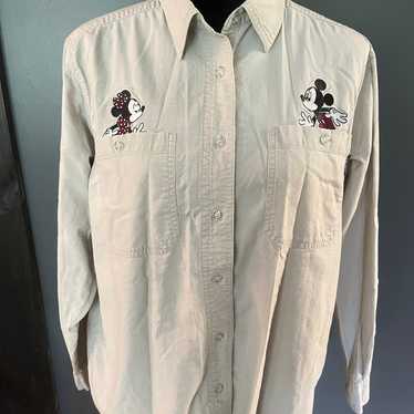 Vintage Mickey Mouse button up - image 1