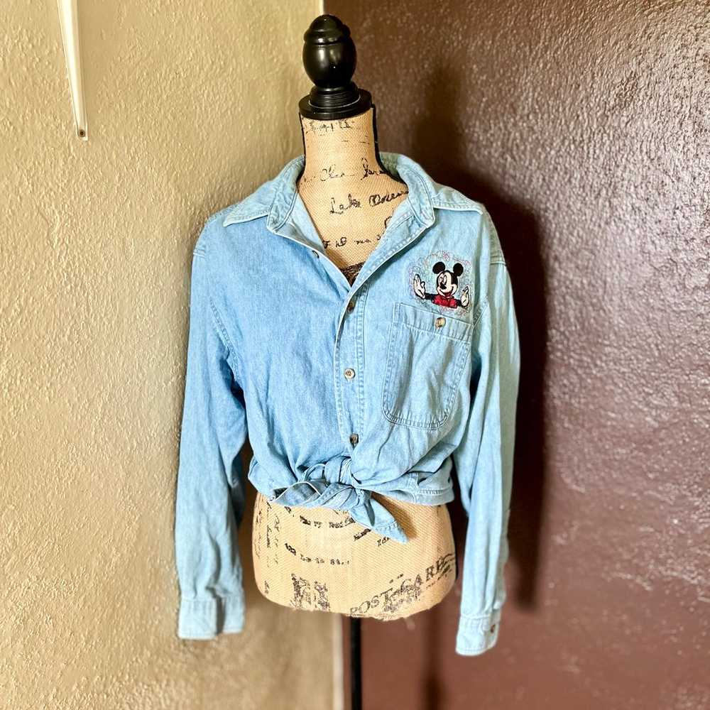 Vintage Woolrich Disney Denim Shirt - image 1