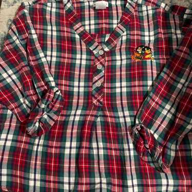 Vintage pooh bear flannel - image 1