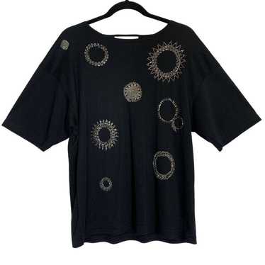 Vintage Victoria Harbor Beaded T-Shirt