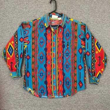 vintage 1980s panhandle slim funky vibrant womens… - image 1