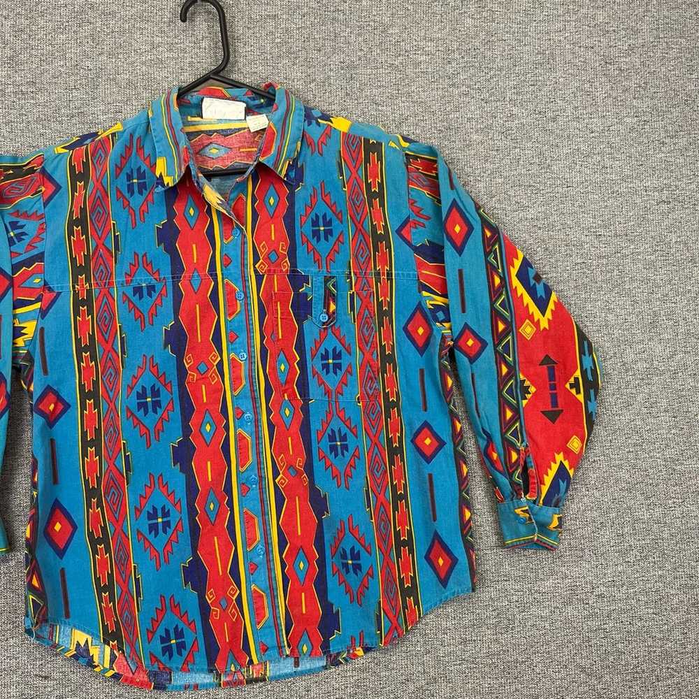 vintage 1980s panhandle slim funky vibrant womens… - image 4