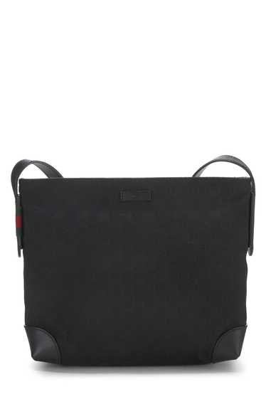 Black Original GG Canvas Messenger