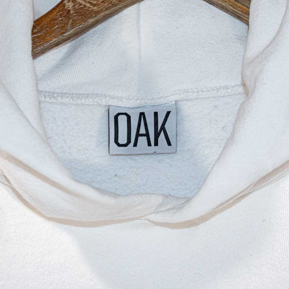 Oak NYC OAK NYC Men's White fleece Hoodie Sweater… - image 2