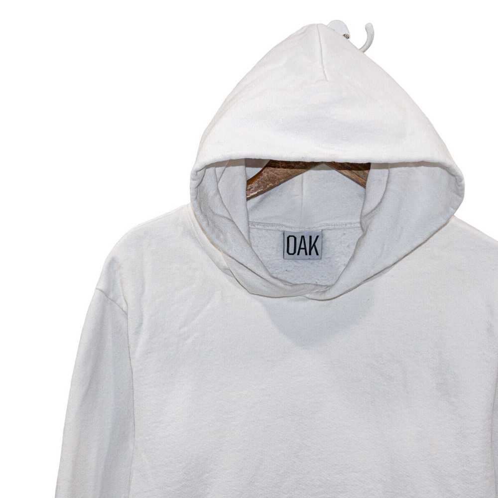 Oak NYC OAK NYC Men's White fleece Hoodie Sweater… - image 4