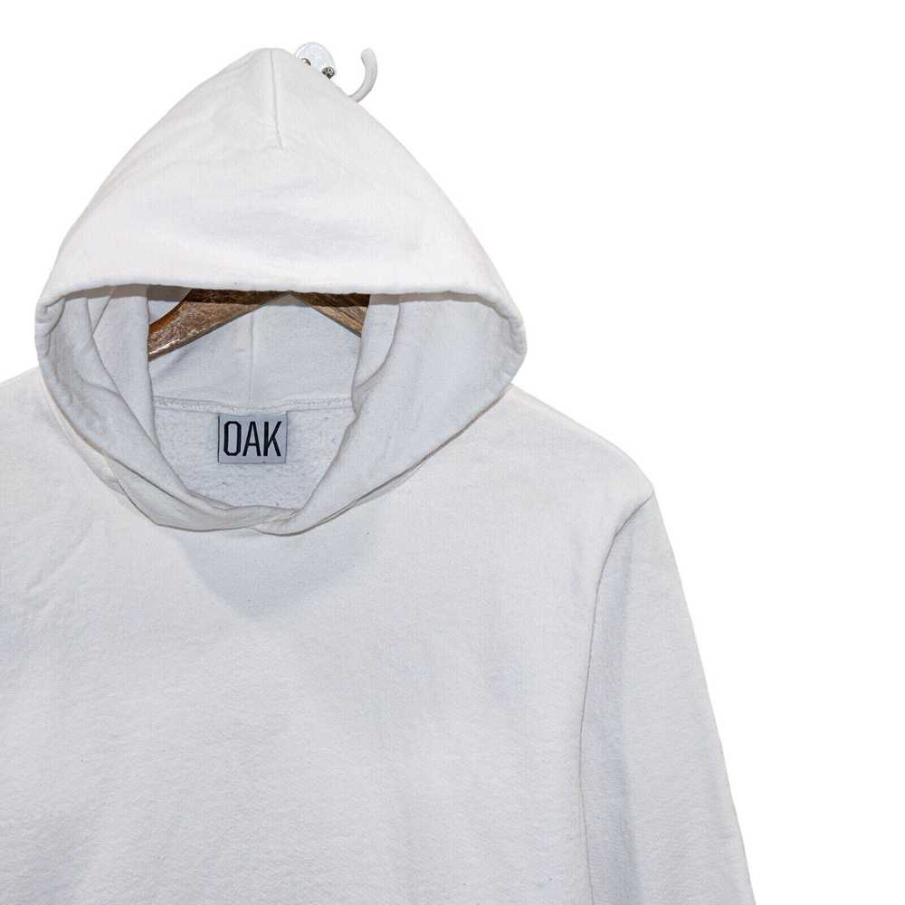 Oak NYC OAK NYC Men's White fleece Hoodie Sweater… - image 5