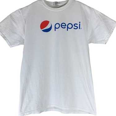 Vintage 90s Pepsi T Shirt Size Large Jerzees HiDe… - image 1