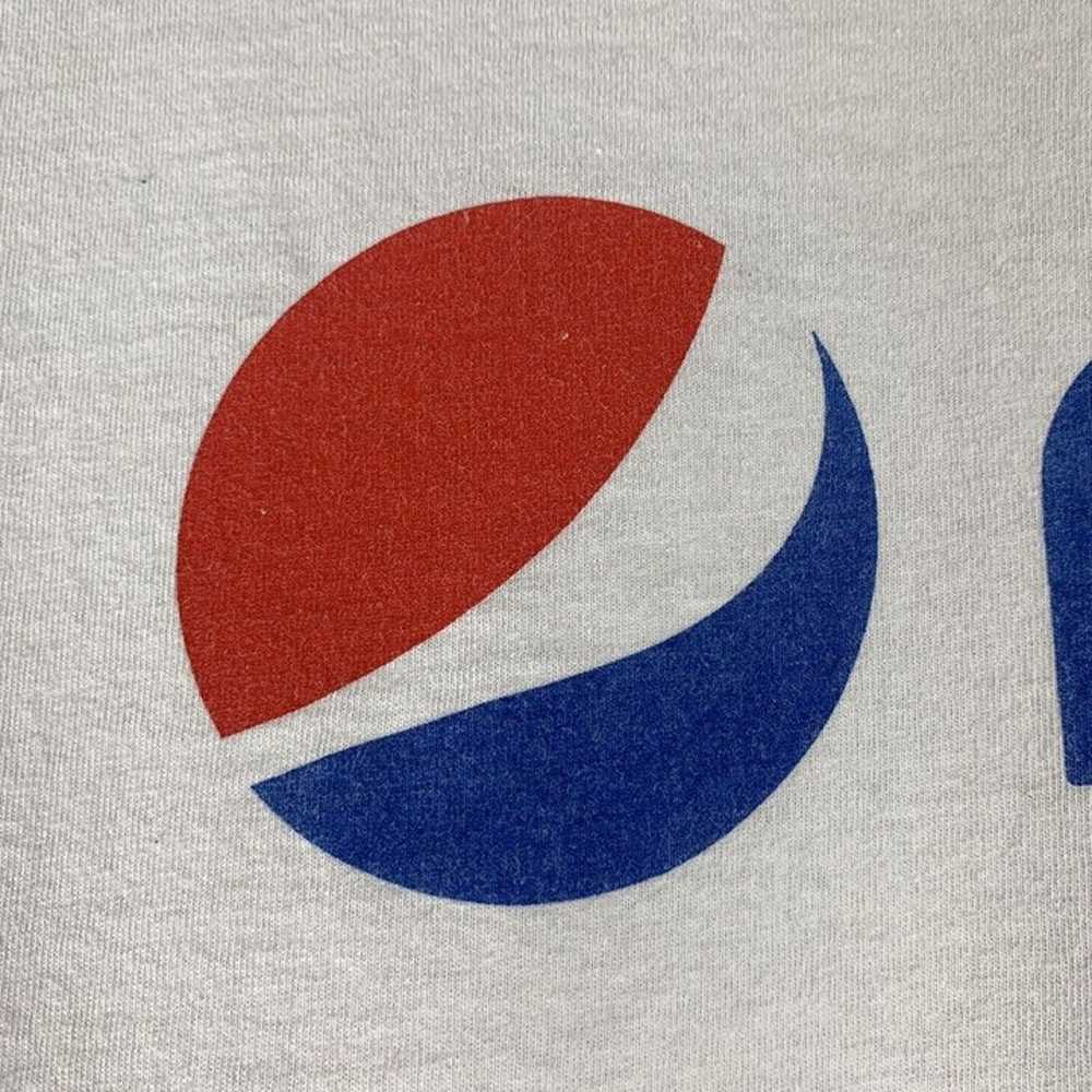 Vintage 90s Pepsi T Shirt Size Large Jerzees HiDe… - image 5