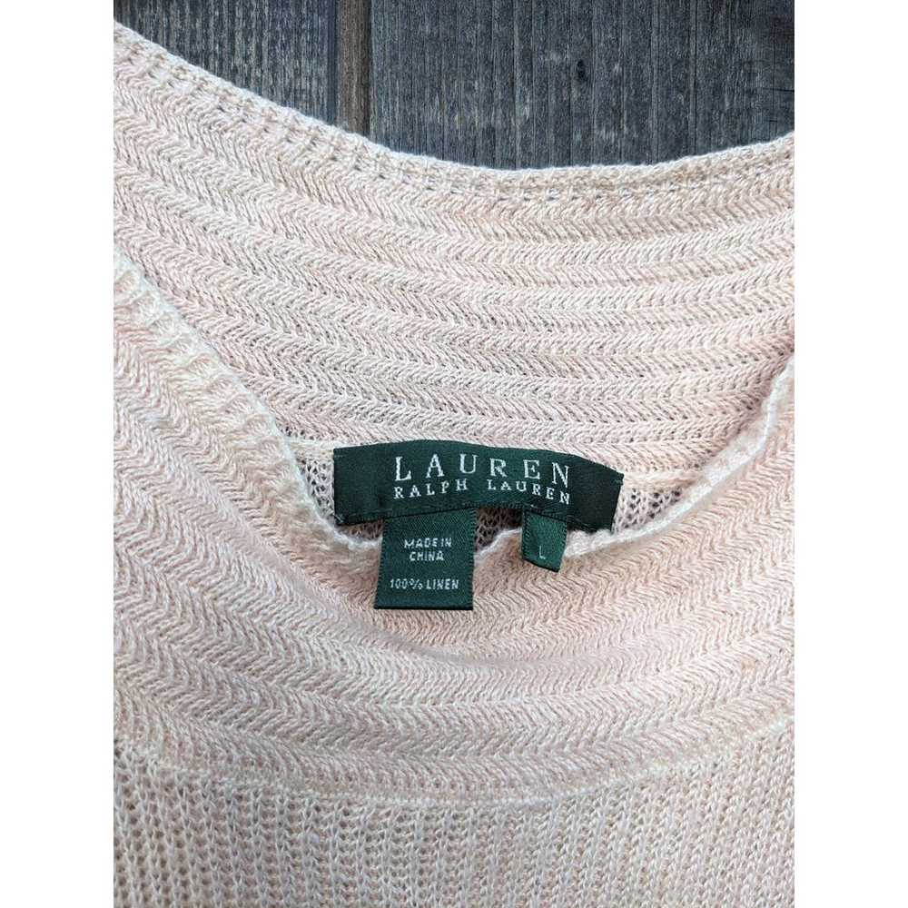 Ralph Lauren Vintage Y2K Knit Babydoll top Light … - image 6