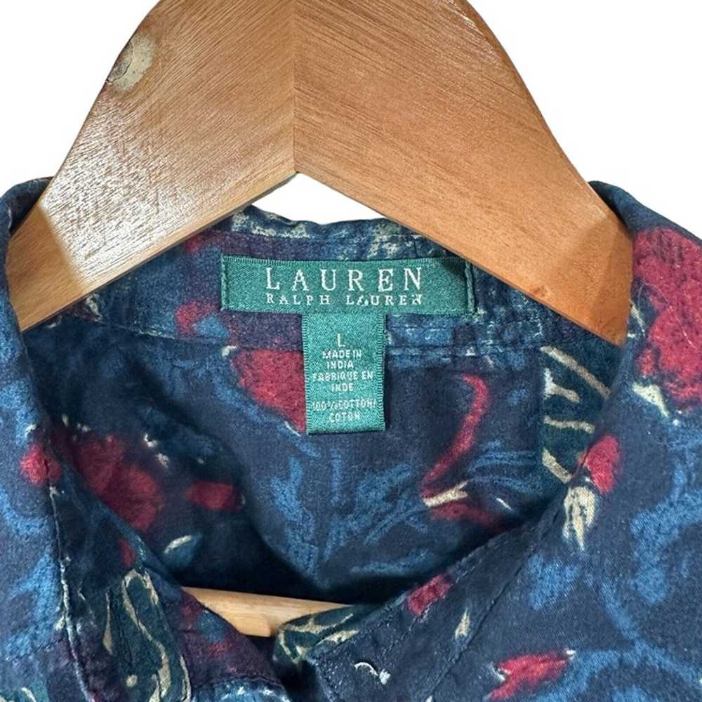 Vintage Lauren Ralph Lauren Women Large Button Up… - image 6