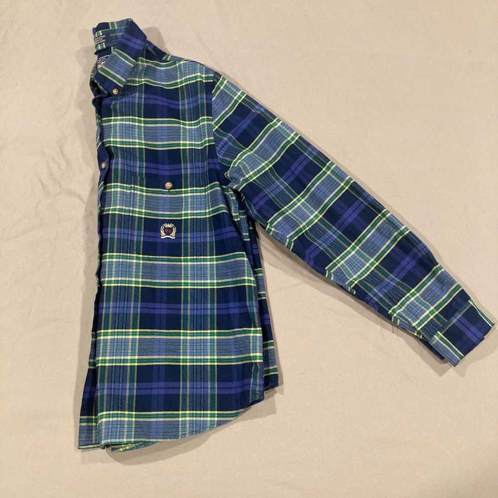 Rough Stock Vintage Western Plaid Buttons Down Sh… - image 11