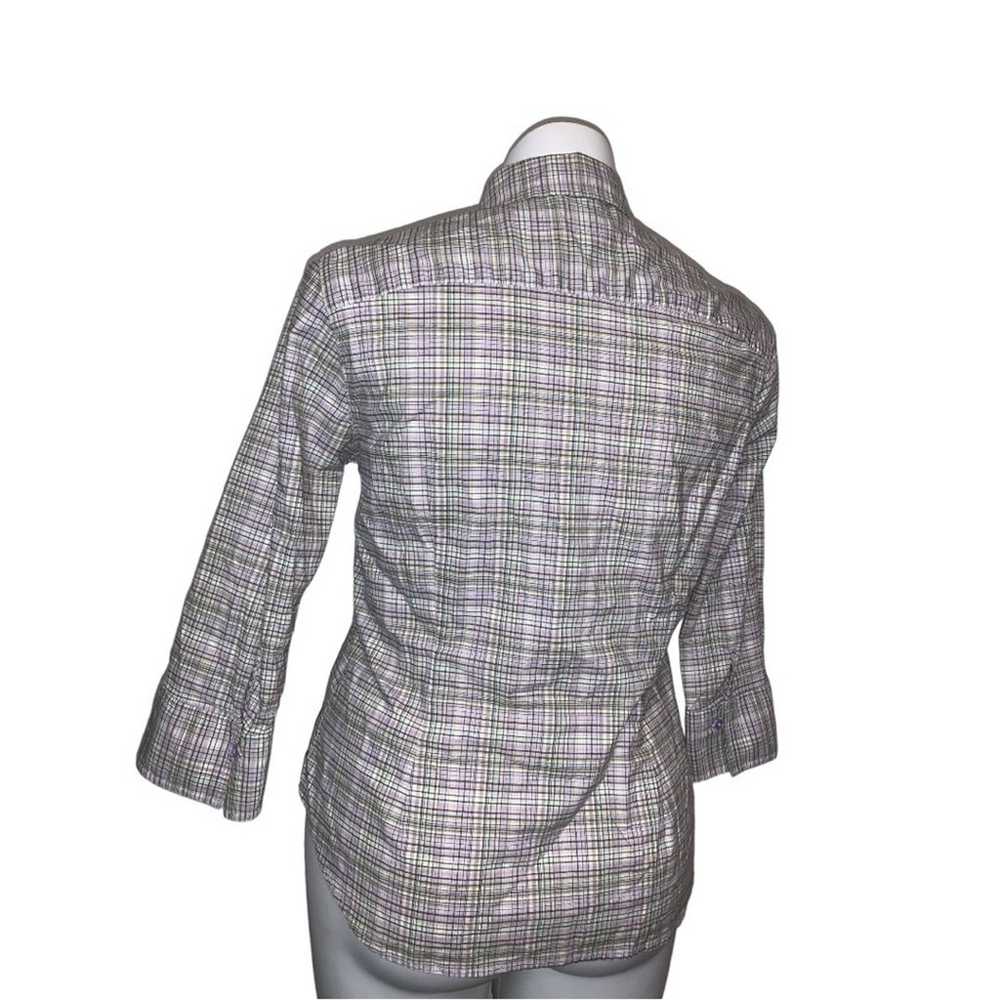 Eddie Bauer EST 1920 Vintage Plaid Shirt, Size L - image 10