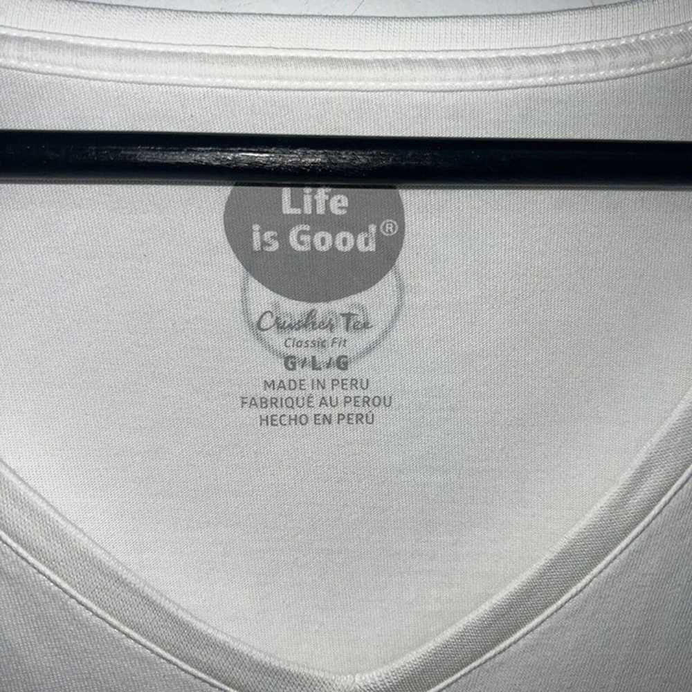 Life Is Good Crusher Tee Shirt Women Large Christ… - image 3