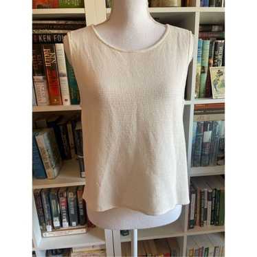 Vintage Eileen Fisher Waffle Knit Tank - image 1