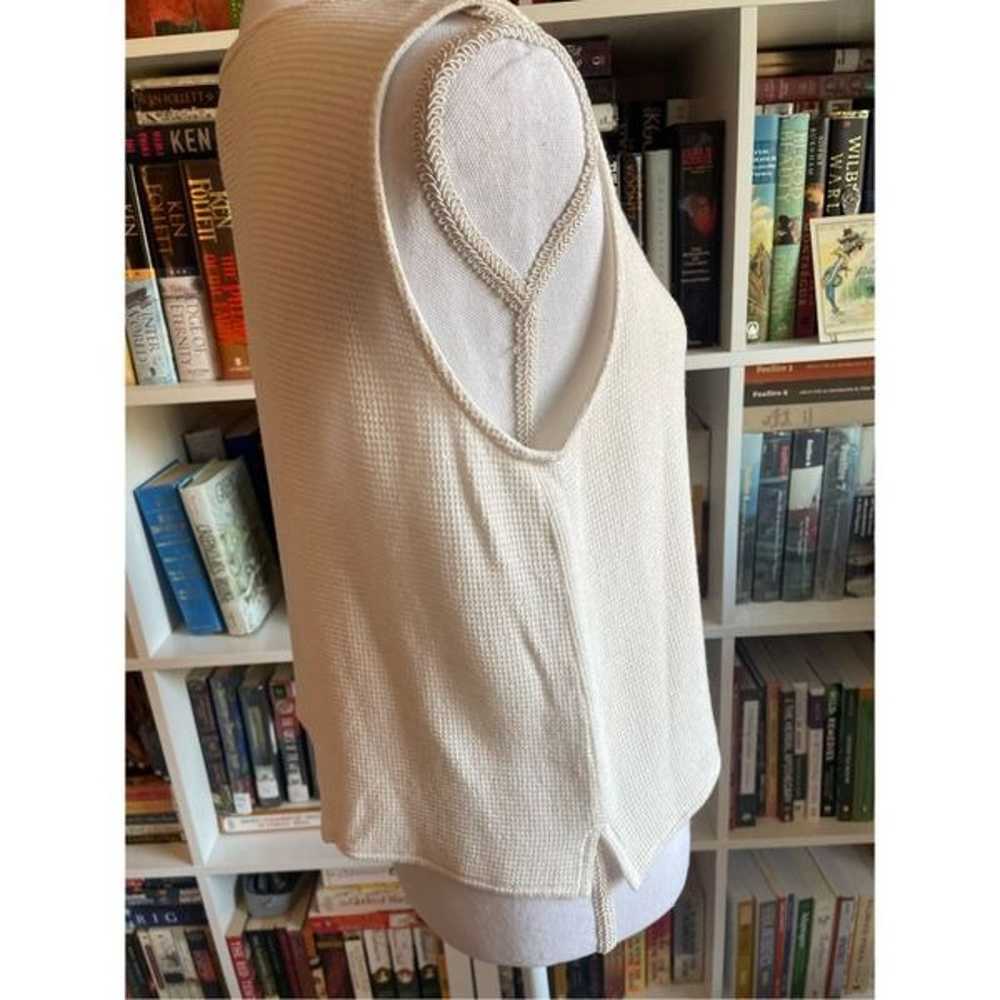 Vintage Eileen Fisher Waffle Knit Tank - image 4