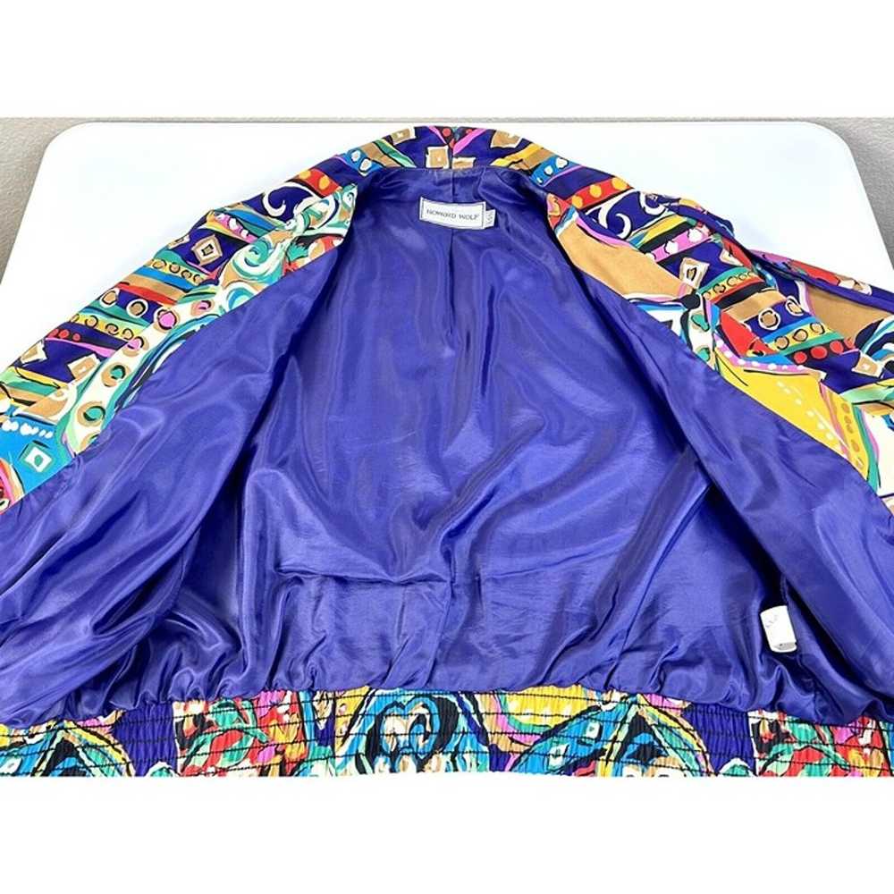 VTG Howard Wolf Blazer Bomber Jacket 80s 90s Y2K … - image 3