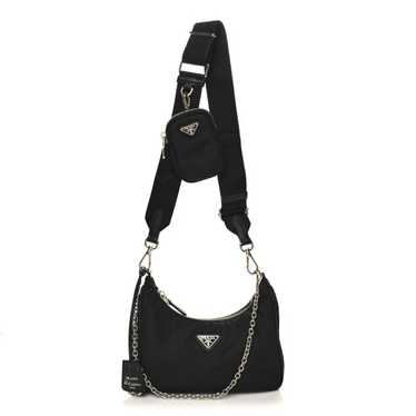 PRADA Nylon Re-Edition 2005 Shoulder Bag Black - image 1