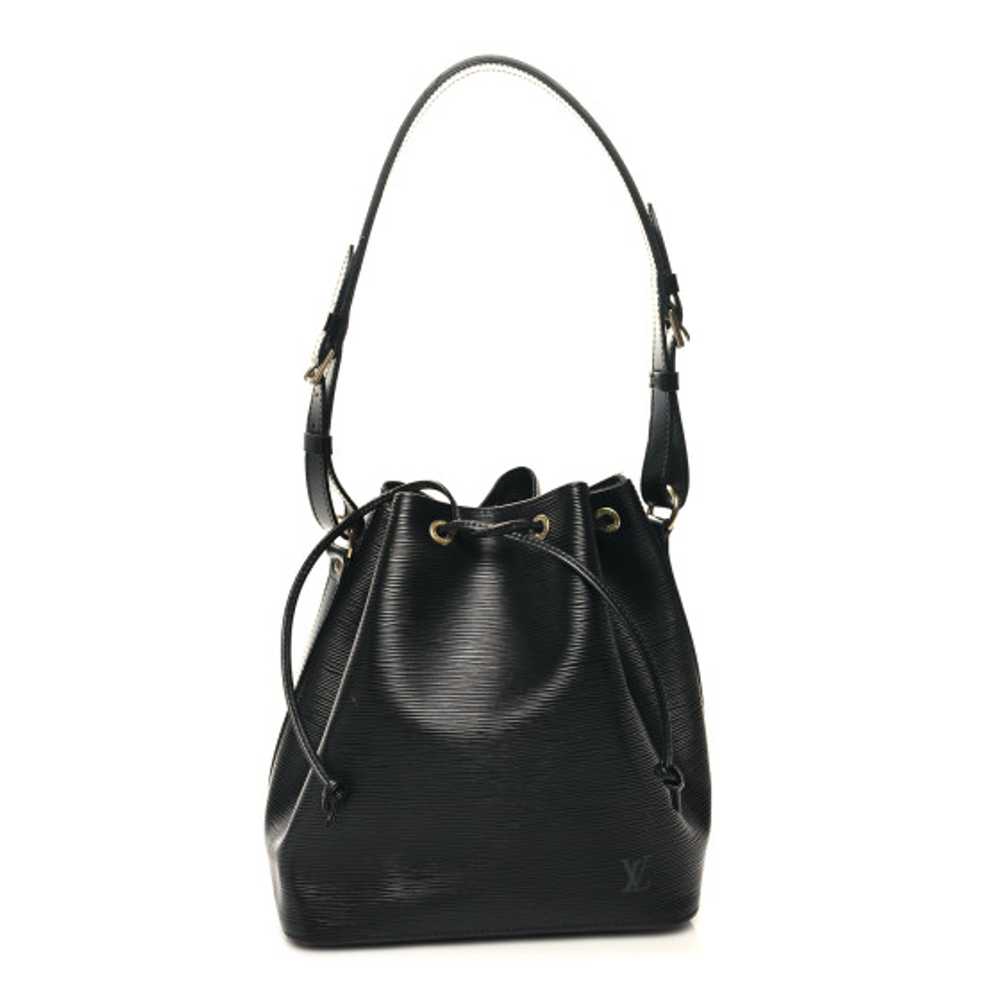 LOUIS VUITTON Epi Petit Noe Black - image 1