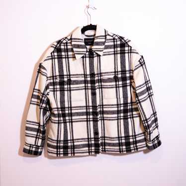 Allsaints AllSaints Luella Plaid Checkered Collar… - image 1