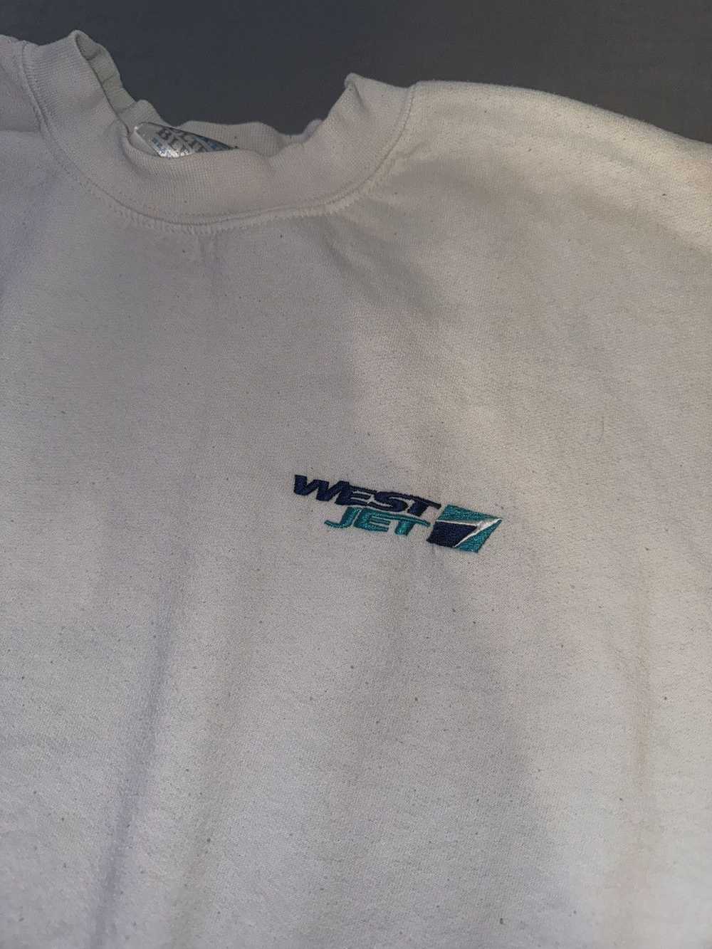 Japanese Brand Vintage WestJet Crewneck Sweatshir… - image 2