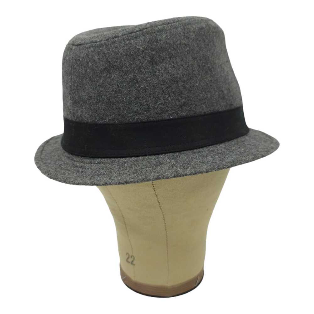 Levi's Levis Wool Blend Fedora Hat Size S/M Gray … - image 10