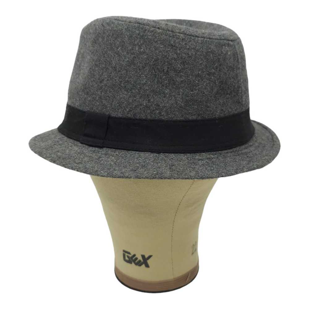 Levi's Levis Wool Blend Fedora Hat Size S/M Gray … - image 11