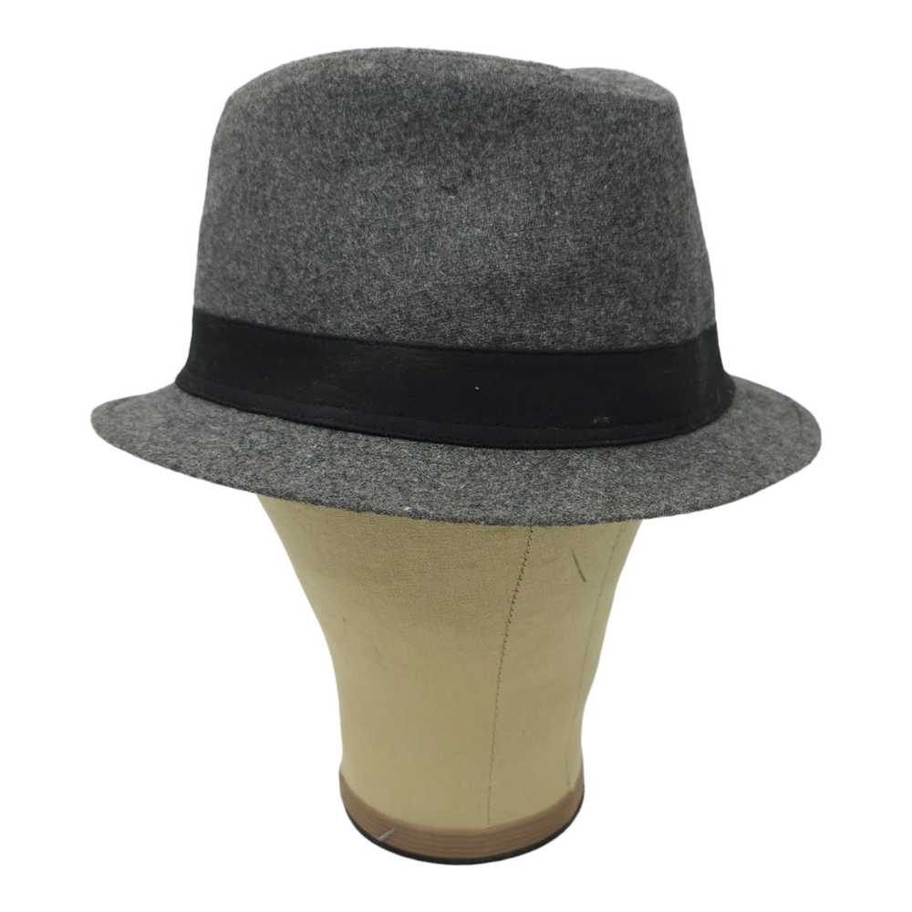 Levi's Levis Wool Blend Fedora Hat Size S/M Gray … - image 2